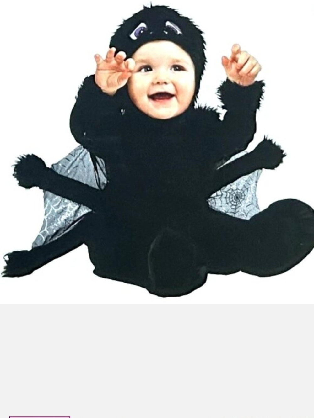 Baby Black Spider Costume Toddler Plush Outfit